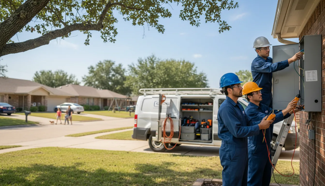 Certified electrician providing emergency electrical services in Bulpitt, IL